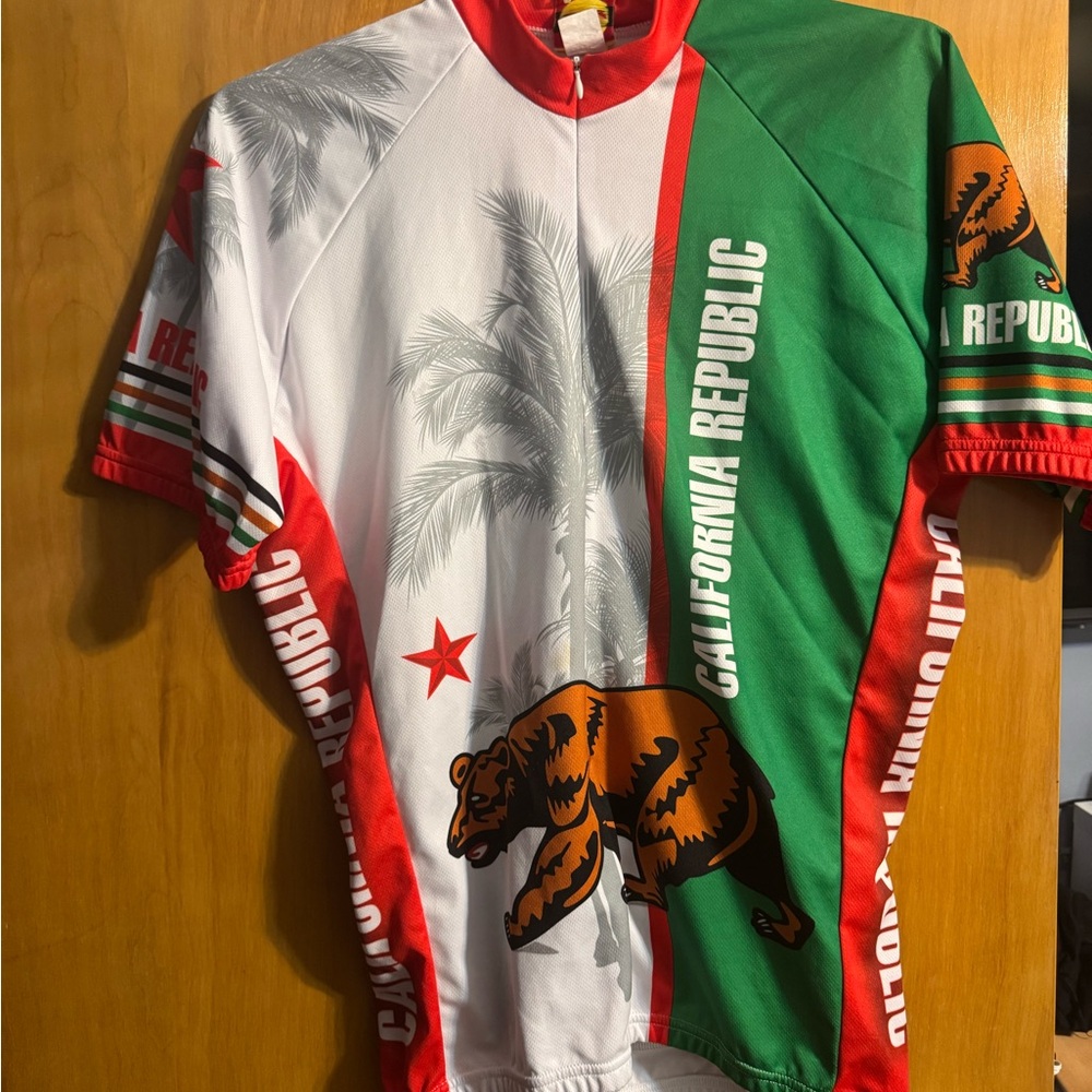 Men’s California Flag Cycling Jersey